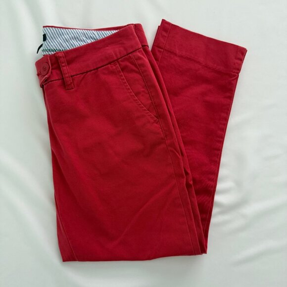 Tommy Hilfiger Nantucket Red Chino‎ Cropped Pants Size 2 - Picture 6 of 8